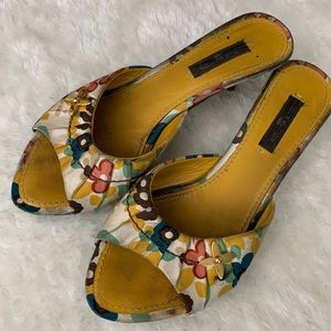 Louis Vuitton Mules Heels size 5 (35) Floral